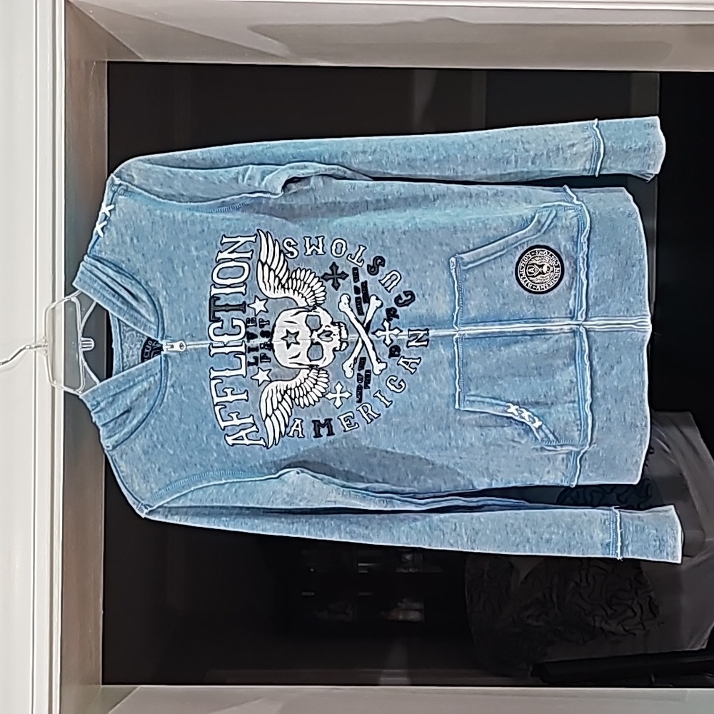 Affliction ZipUp Sweatshirt